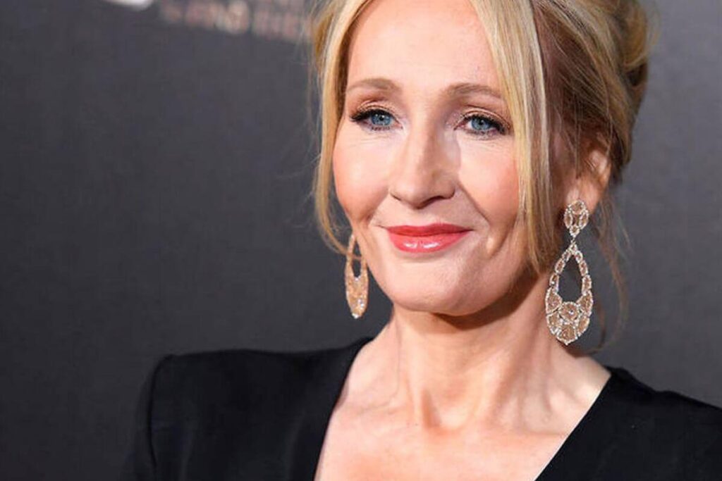 J.K. Rowling feu projecteurs